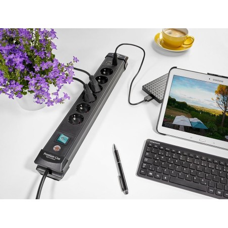 Regleta de enchufes brennenstuhl premium-line 6-way sw.3m usb