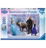 Ravensburger in the realm of snow 100 piezas xxl disney frozen