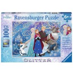 Ravensburger disney frozen glittery snow 100 piezas xxl
