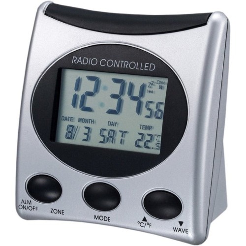 Technoline wt 221 reloj despertador digital plata