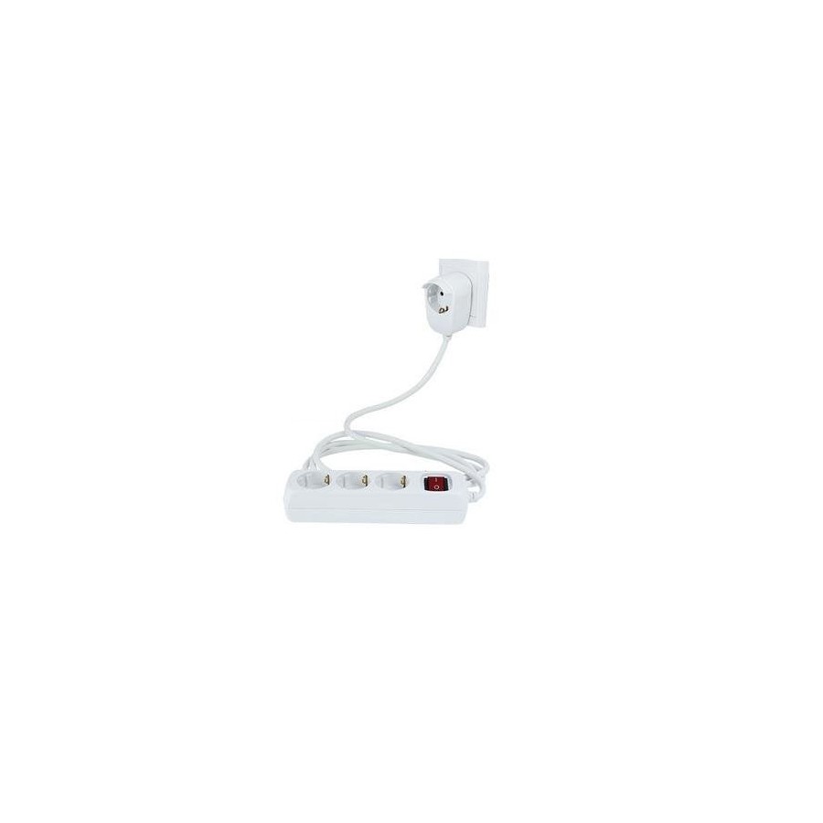 Rev 0012392114 base múltiple 2 m 4 salidas ac interior blanco