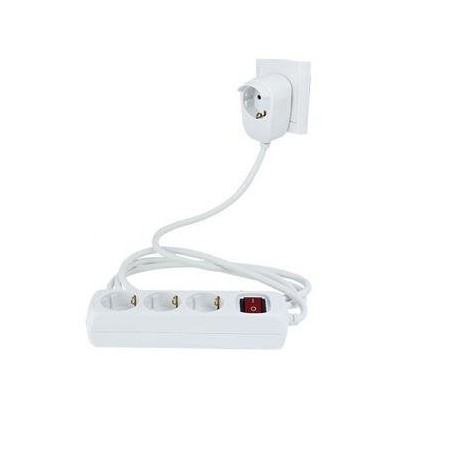 Rev 0012392114 base múltiple 2 m 4 salidas ac interior blanco