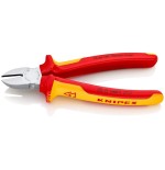 Alicates de corte diagonal knipex cromado 180 mm
