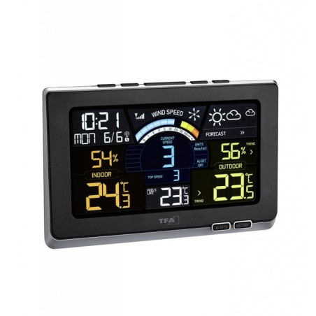 Tfa estación meteorológica inalámbrica con anemómetro spring breeze 35.1140.01