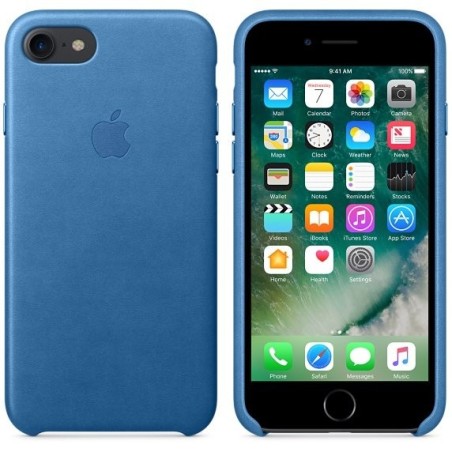 Apple mmy42zm/a funda para iphone 7 blanda azul