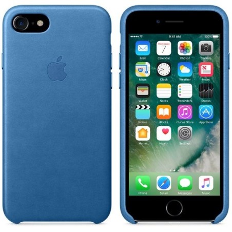 Apple mmy42zm/a funda para iphone 7 blanda azul