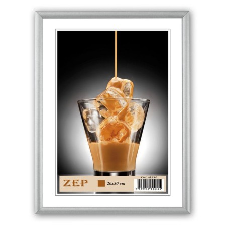 Marco de aluminio zep basic plateado 13x18 al1s2