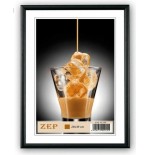 Marco de aluminio zep basic negro 10x15 al1b1