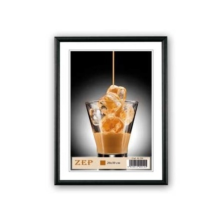 Zep basic black            20x30 aluminium frame            al1b4