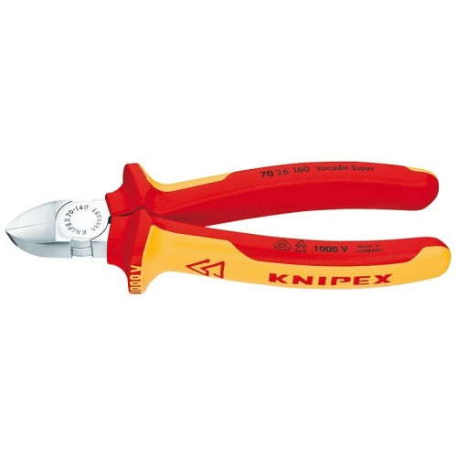 Knipex alicates de corte lateral 70 26160