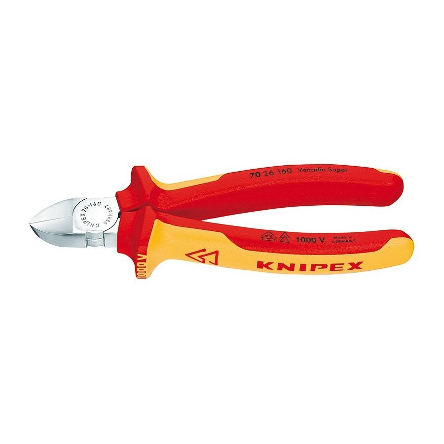 Knipex alicates de corte lateral 70 26160