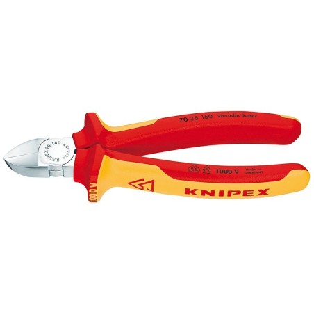Knipex alicates de corte lateral 70 26160