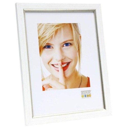 Deknudt s46af1 13x18 resina blanco w. plata