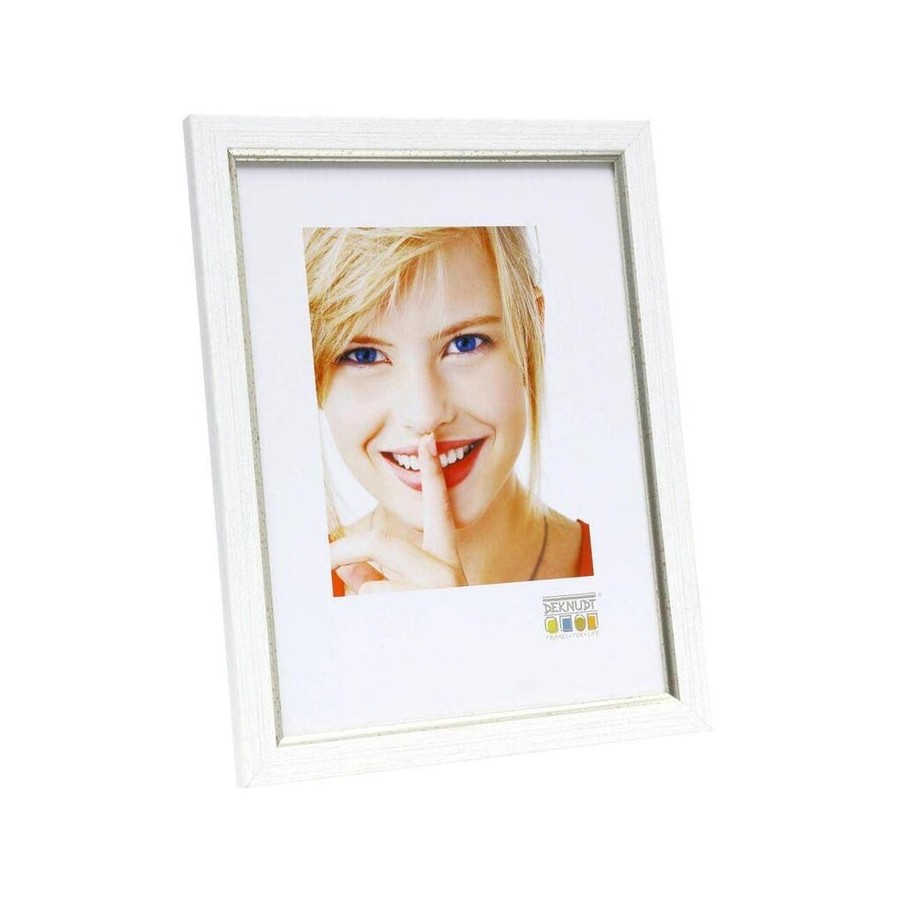 Deknudt s46af1 30x40 resina blanco w. plata