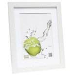 Deknudt s66kf1 p1  white   20x30 wooden frame with passepartout