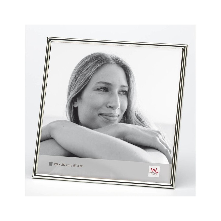 Marco para retrato walther chloe plateado 20x20 wd220s