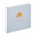 Walther design uk-148-l álbum de foto y protector azul 50 hojas