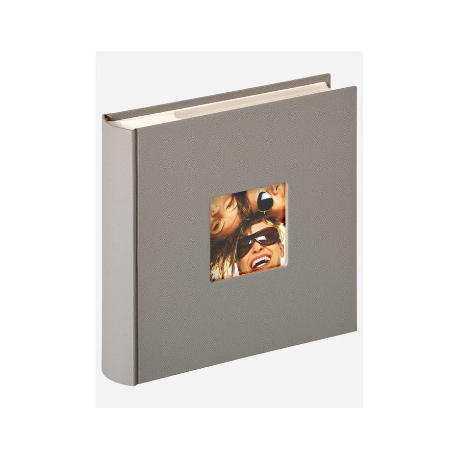 Walther design me-110-x álbum de foto y protector gris 200 hojas