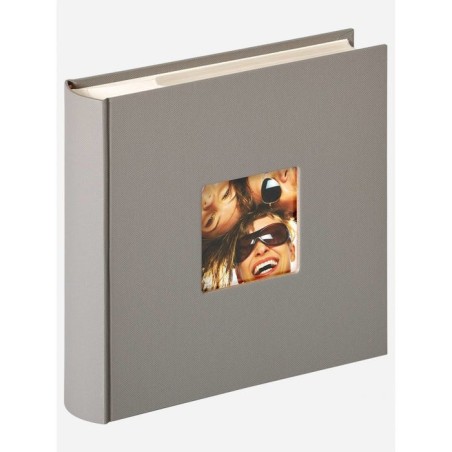 Walther design me-110-x álbum de foto y protector gris 200 hojas