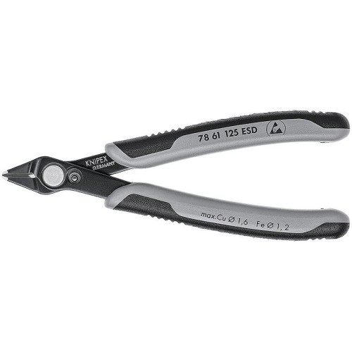 Knipex electronic super knips esd, 78 61125 esd, pinzas para electrónica 7861125esd