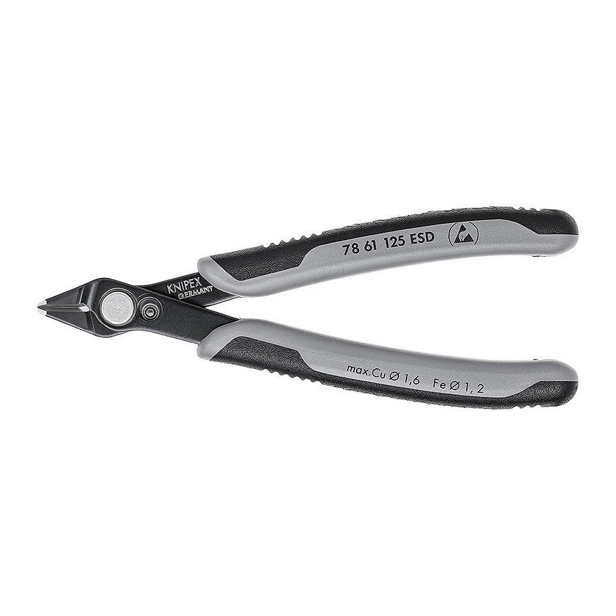 Knipex electronic super knips esd, 78 61125 esd, pinzas para electrónica 7861125esd
