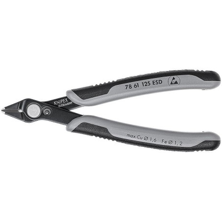 Knipex electronic super knips esd, 78 61125 esd, pinzas para electrónica 7861125esd