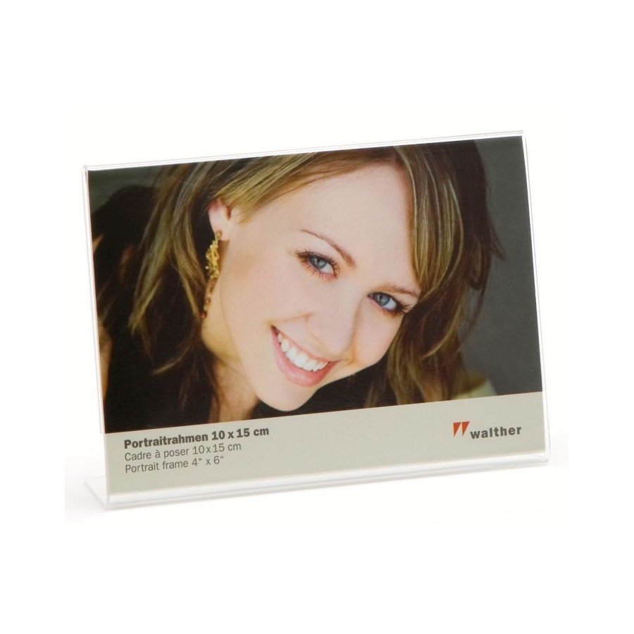 Walther design acryl portrait 10x15 transparente