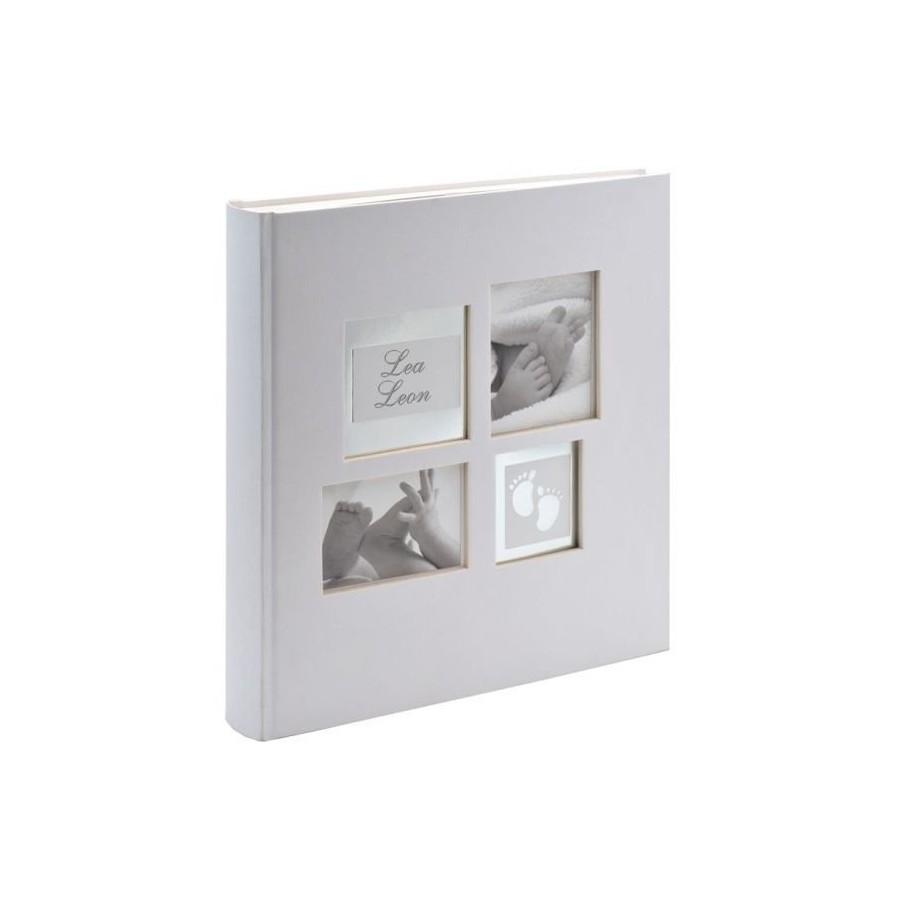 Walther design little foot álbum de foto y protector plata 60 hojas