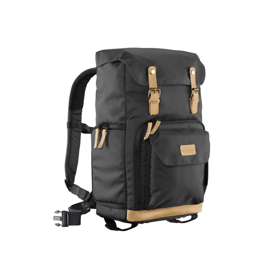 Mantona luis retro mochila negro