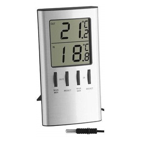 Termómetro electrónico de máximos/mínimos tfa 30.1027