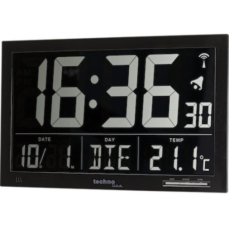 Technoline ws 8007 reloj digital con pantalla lcd grande
