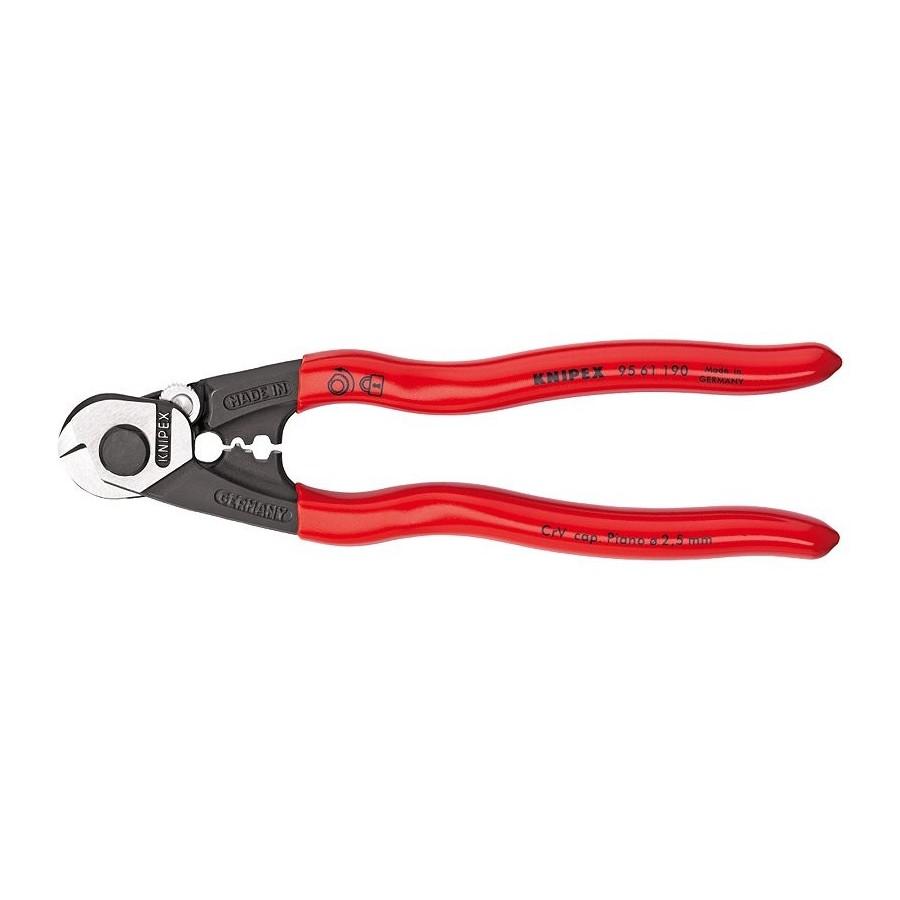 Alicates de corte knipex tijeras para cable de acero 95 61 190,  9561190