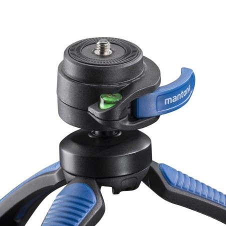 Mantona 21405 tripode smartphone/cámara digital  negro, azul