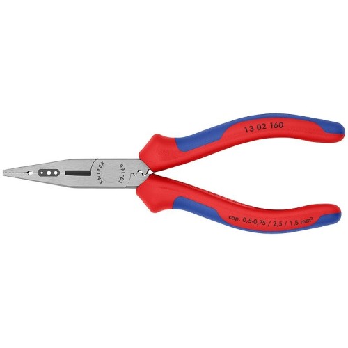Knipex 13 02 160 alicate multiherramienta 1 herramientas azul, rojo