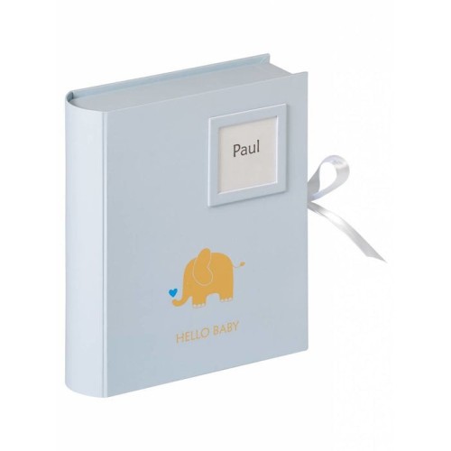 Walther baby animal azul baby photo memory box fb148l