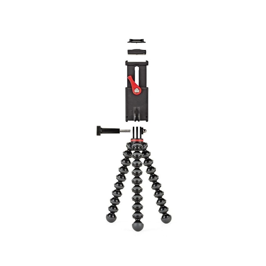 Joby griptight action kit tripode cámara de acción 3 pata(s) negro, rojo