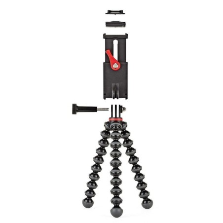 Joby griptight action kit tripode cámara de acción 3 pata(s) negro, rojo