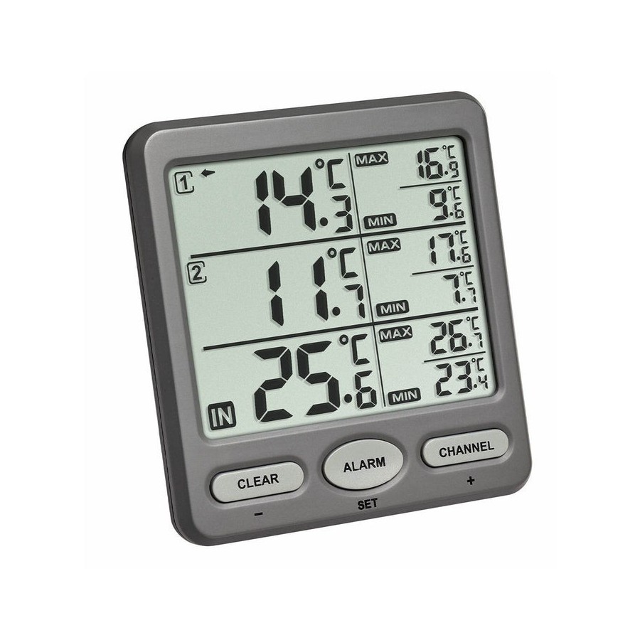 Tfa-dostmann 30.3062 interior / exterior sensor de temperatura independiente inalámbrico