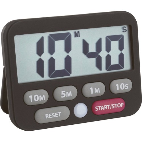 Tfa-dostmann 38.2038.01 temporizador digital para cocina negro, gris, rojo, blanco