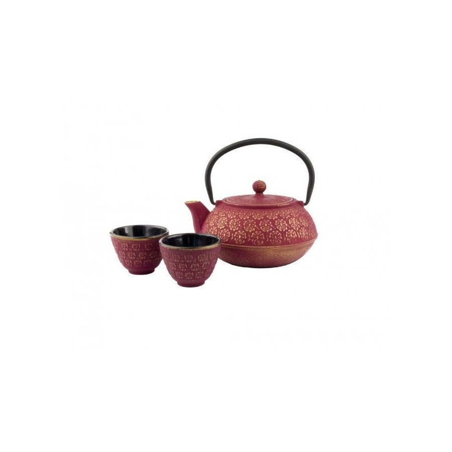 Tetera bredemeijer shanghai 600 ml oro, rosa
