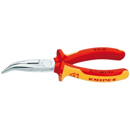 Knipex alicates de punta fina 25 26 160 , alicates de agarre 2526160