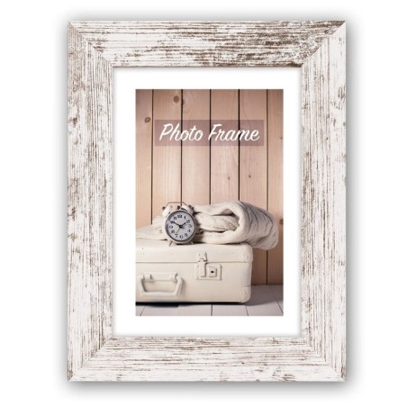 Marco de madera zep nelson 6 blanco/marron 20x30 v21236