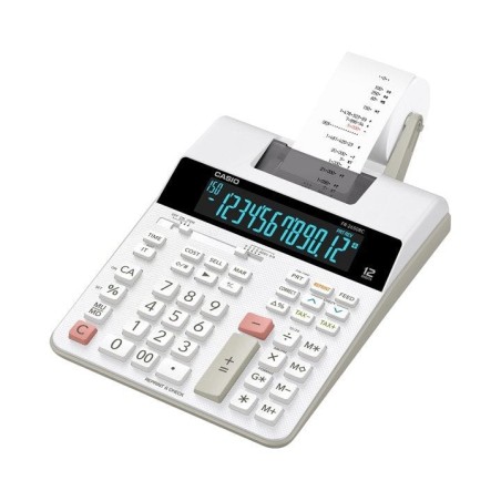 Casio calculadora de oficina con impresora blanca fr-2650