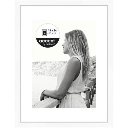 Nielsen aura blanco 18x24 madera incl. passepartout 1134001