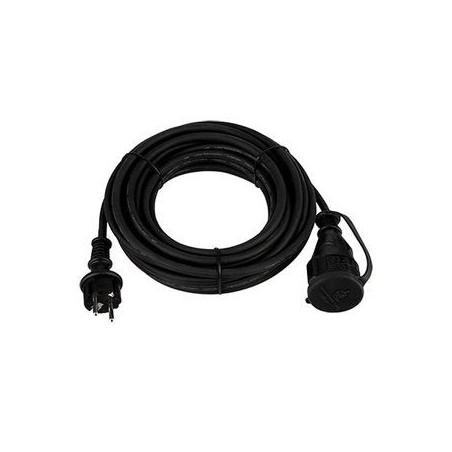 Extension rev ip44 10m negro