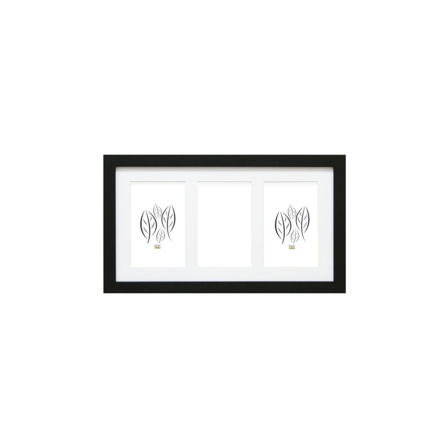 Deknudt s66ka3 galería 3x10x15 madera negro w. passepartout