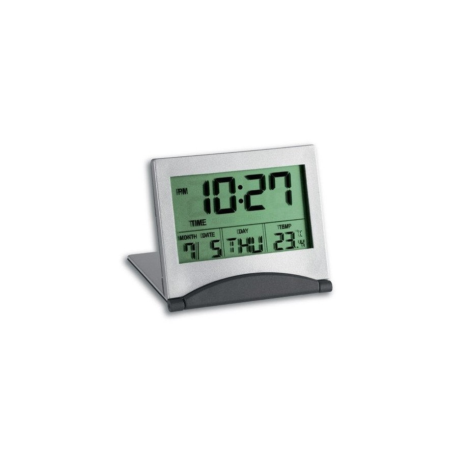 Tfa-dostmann 98.1054 despertador gris, plata