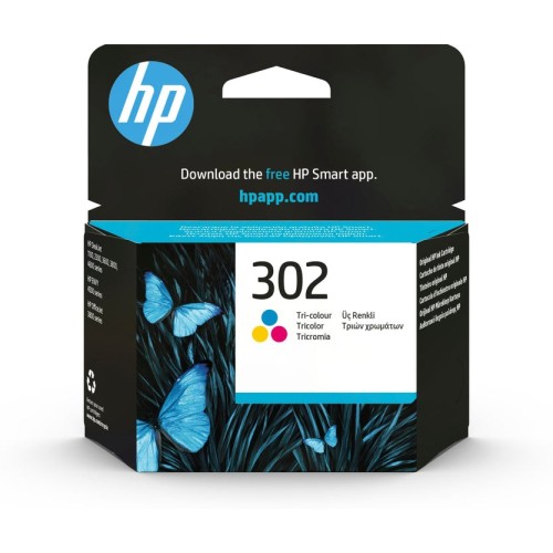 Tinta original hp 302 tricolor f6u65ae
