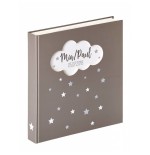 Walther design baby magical álbum de foto y protector marrón, blanco 50 hojas