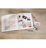 Walther design baby magical álbum de foto y protector marrón, blanco 50 hojas